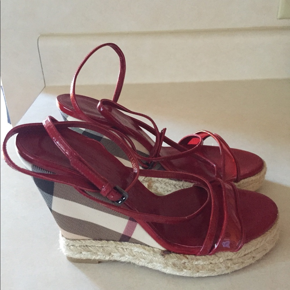 Brand New Burberry Wedges